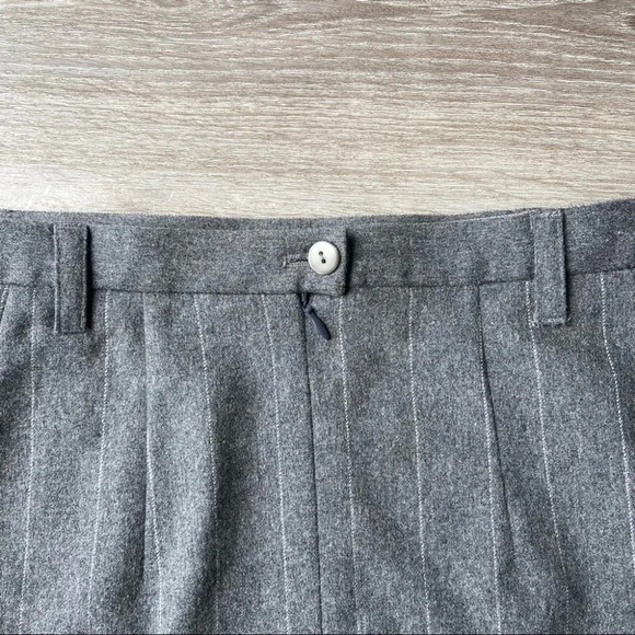 Hauber Wool Blend Made in Germany Striped Pencil Career Skirt - Picture 7 of 7